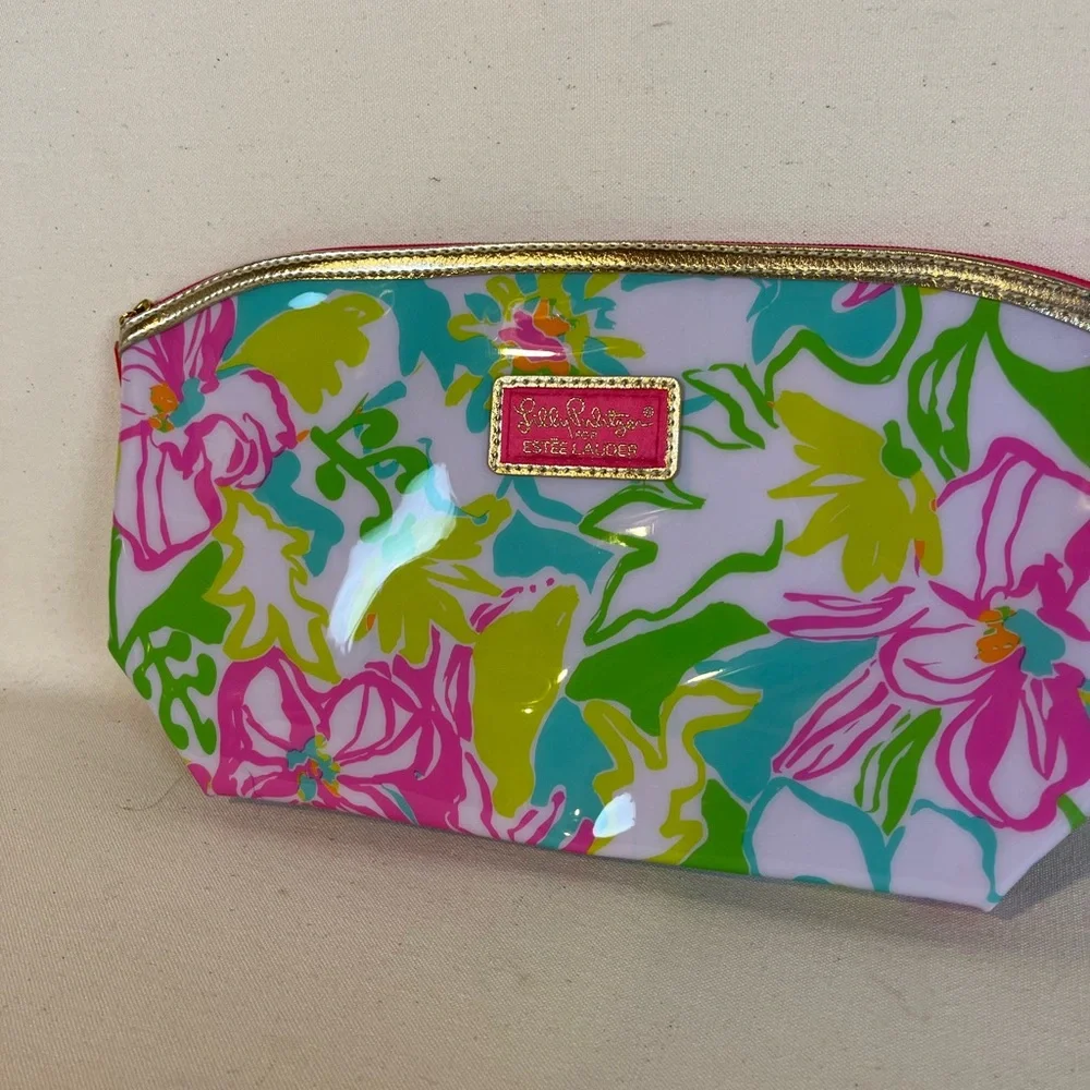 Lilly Pulitzer Vibrant Floral‎ Pouches- Set of 2